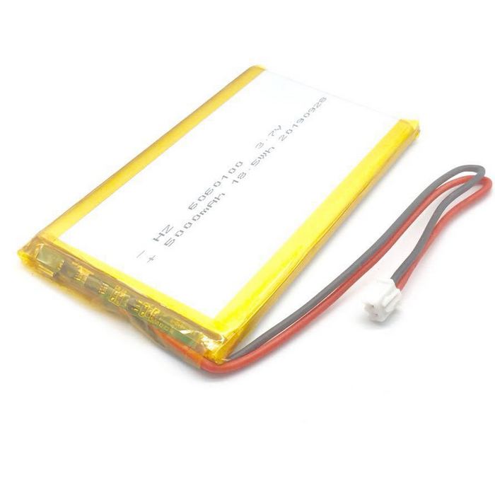 Custom Made 3.7V 5000mAh Lithium Polymer Battery with PCB 